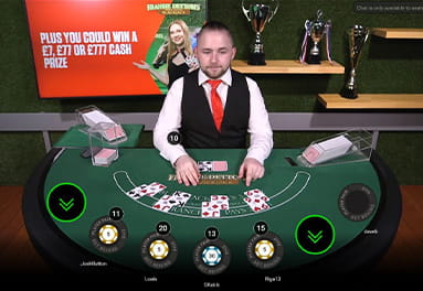 Blackjack im Playtech LIve Casino